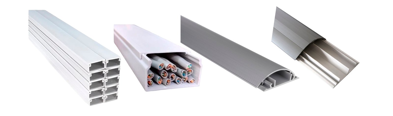 Canaletas eléctricas de PVC o de aluminio: elige las ideales