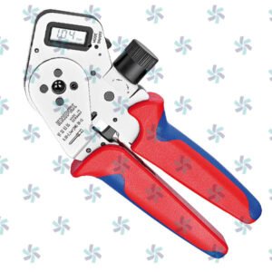Crimpadora KNIPEX para terminales giradas
